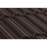 Черепица 1330x410 Metrotile Classic цвет коричневый